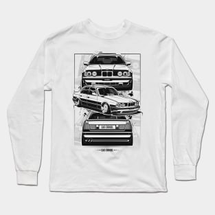 EDM - E34 M5 Full - CarCorner Long Sleeve T-Shirt